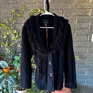 NEW NWT Cynthia Rowley Wool Cardigan Sweater